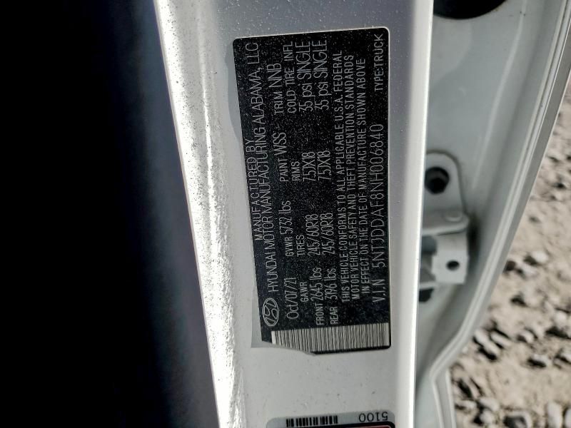 2022 Hyundai Santa Cruz sel Premium