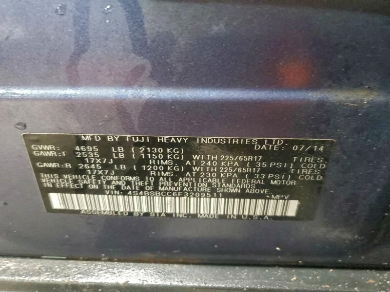 2015 Subaru Outback 2.5i Premium