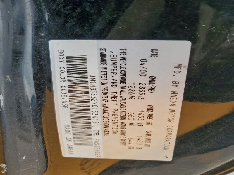 2000 Mazda Mx-5 Miata Base