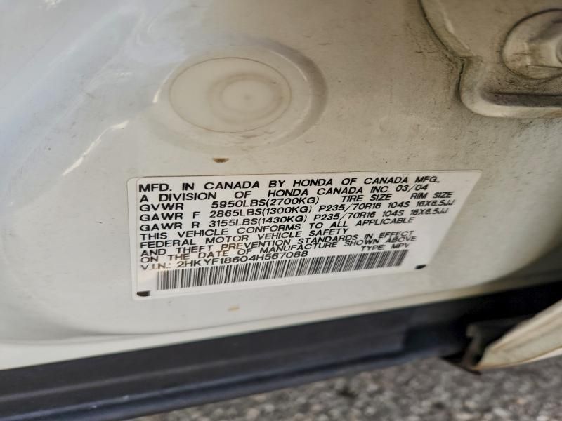 2004 Honda Pilot exl