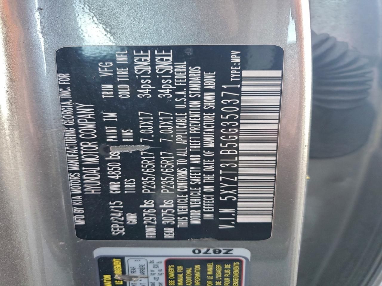 2016 Hyundai Santa fe Sport