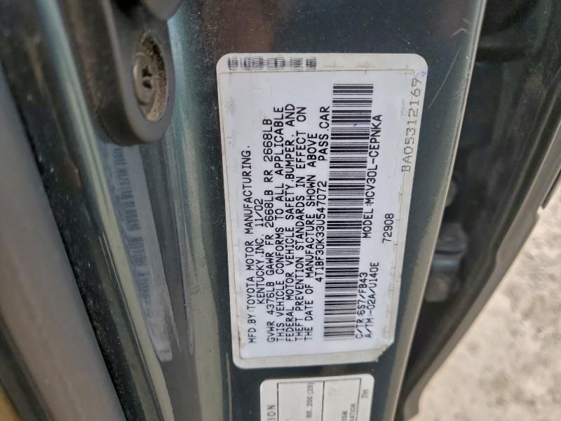 2003 Toyota Camry le