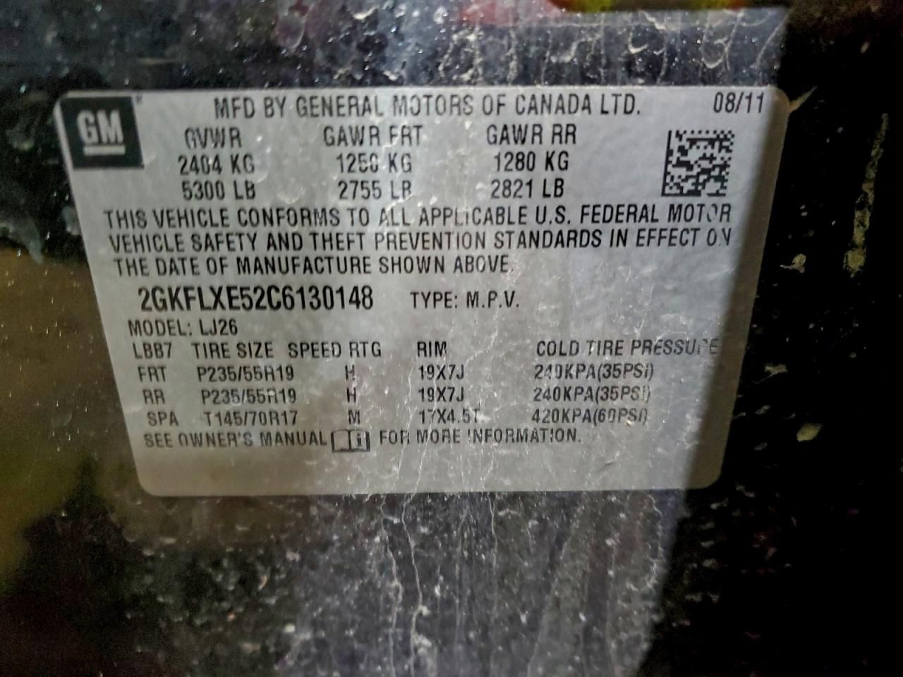 2012 GMC Terrain slt