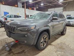 Jeep salvage cars for sale: 2019 Jeep Cherokee Trailhawk