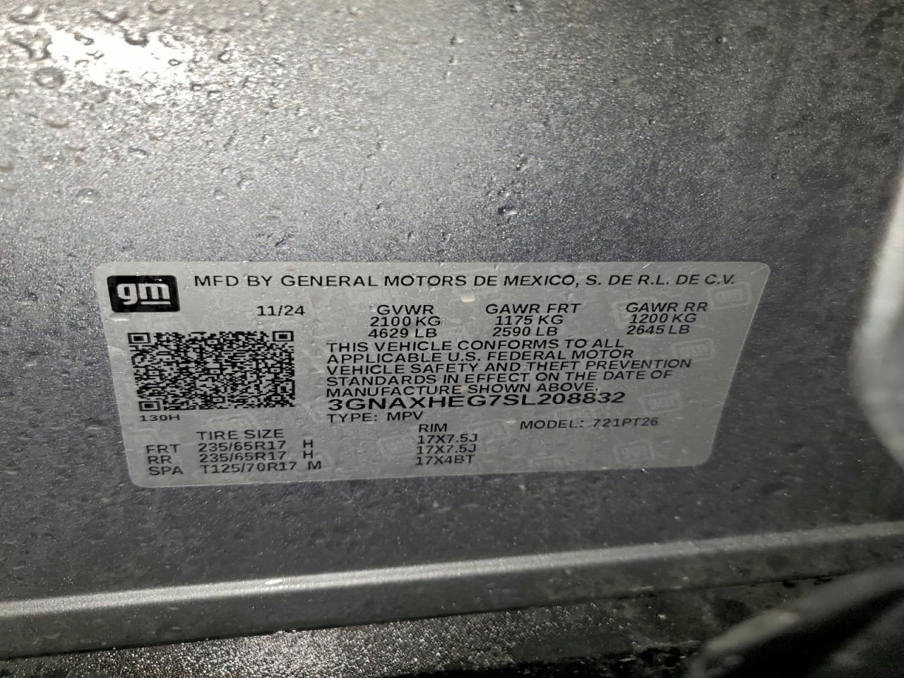 2025 Chevrolet Equinox lt