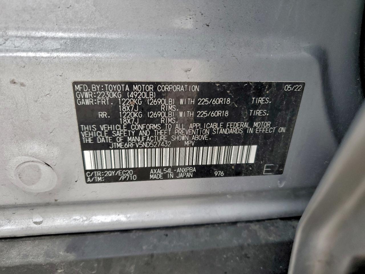 2022 Toyota Rav4 xse