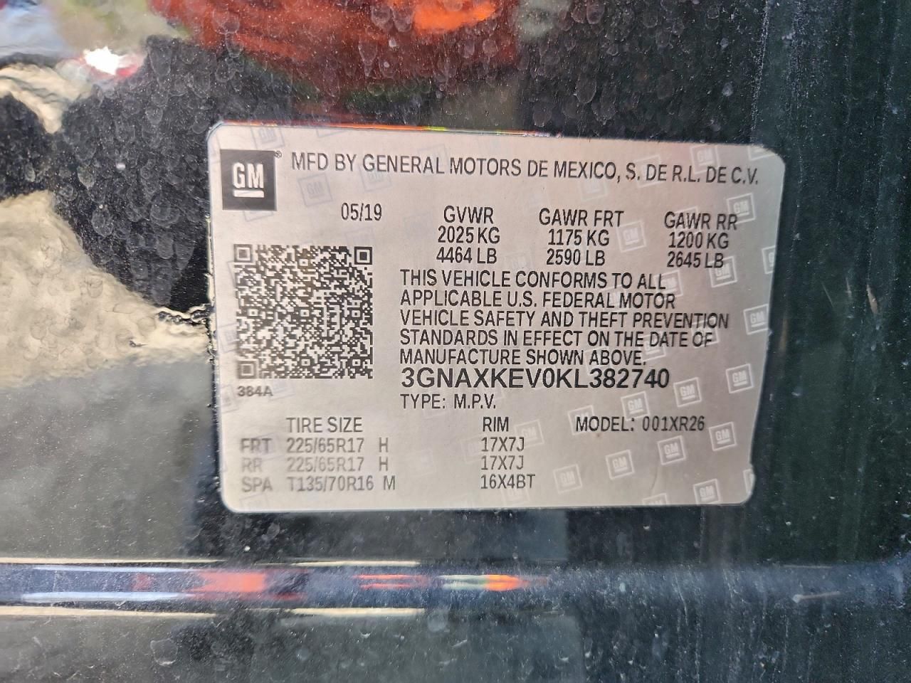 2019 Chevrolet Equinox lt