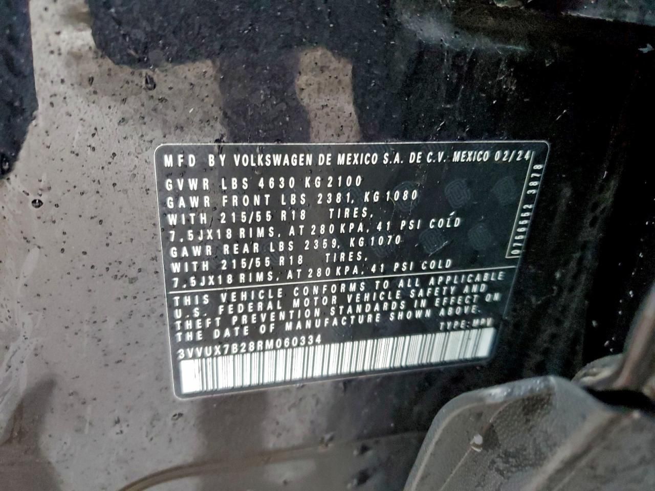 2024 Volkswagen Taos se