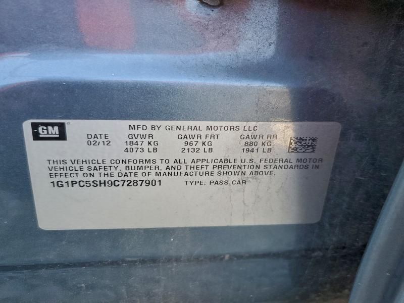 2012 Chevrolet Cruze ls