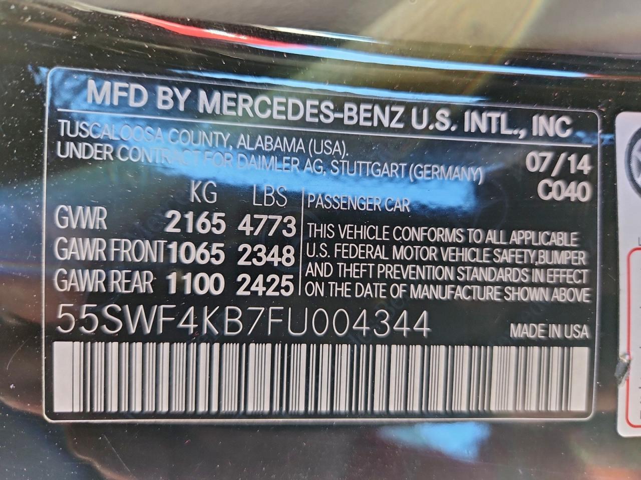 2015 Mercedes-Benz C 300 4matic