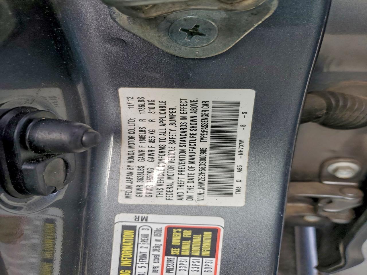 2013 Honda Insight lx