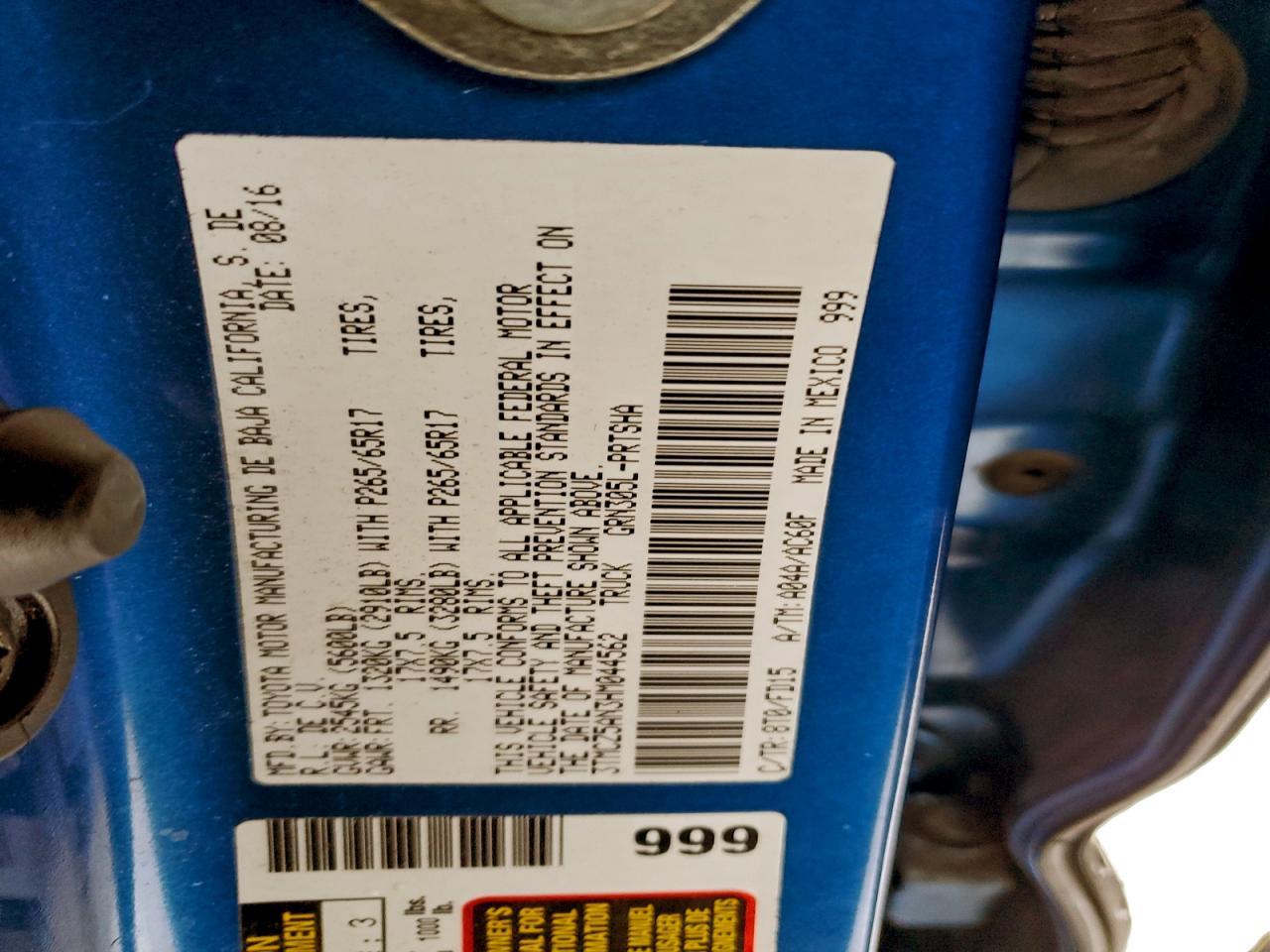 2017 Toyota Tacoma TRD Sport