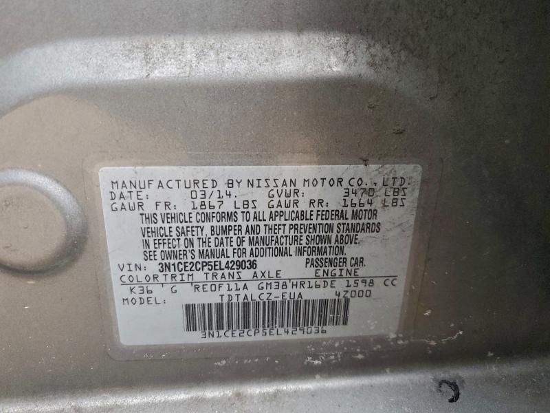 2014 Nissan Versa Note s