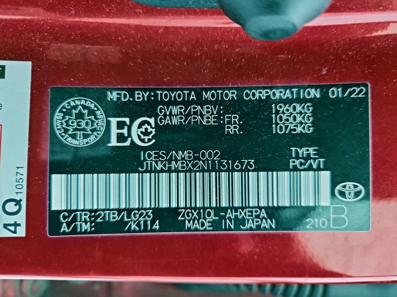2022 Toyota C-hr xle