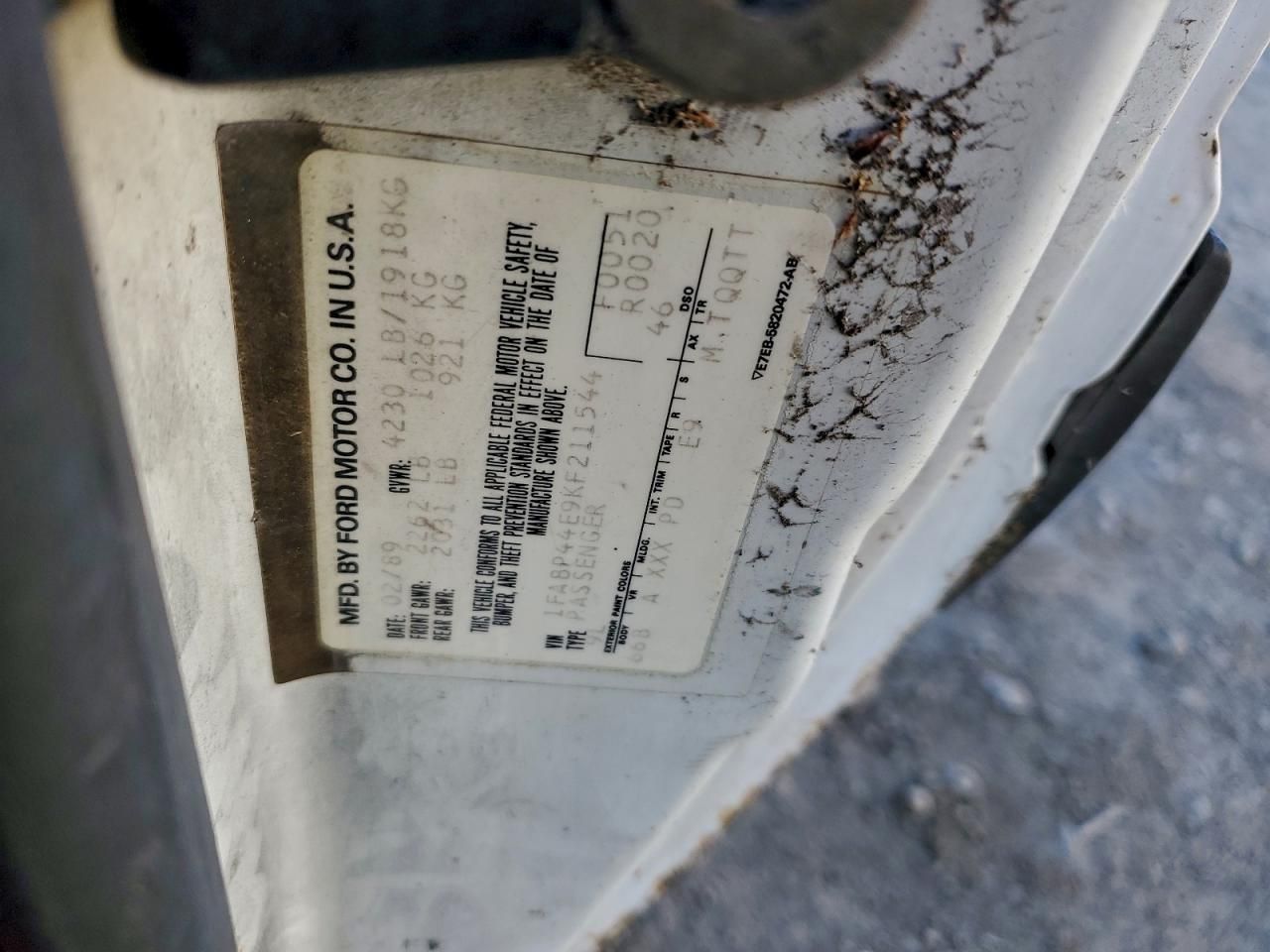 1989 Ford Mustang lx