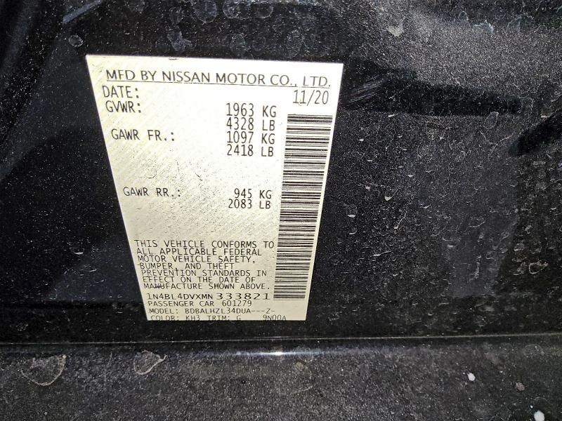 2021 Nissan Altima sv