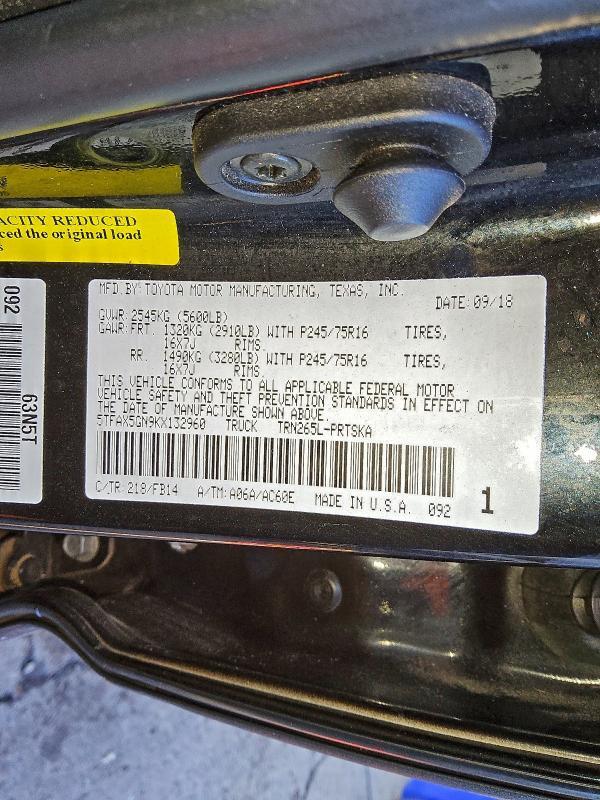 2019 Toyota Tacoma SR