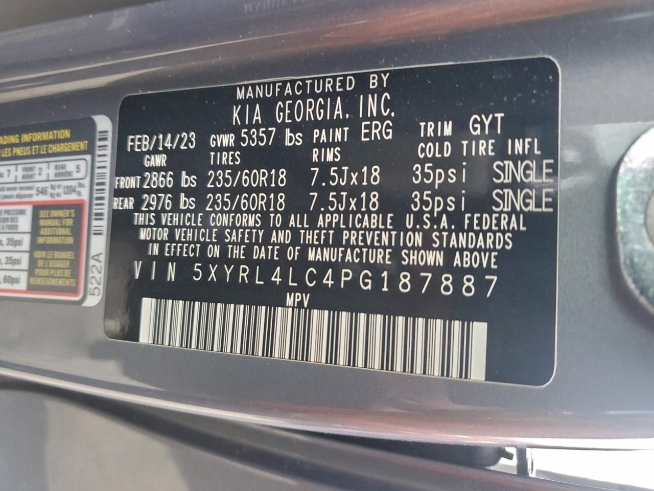 2023 KIA Sorento s