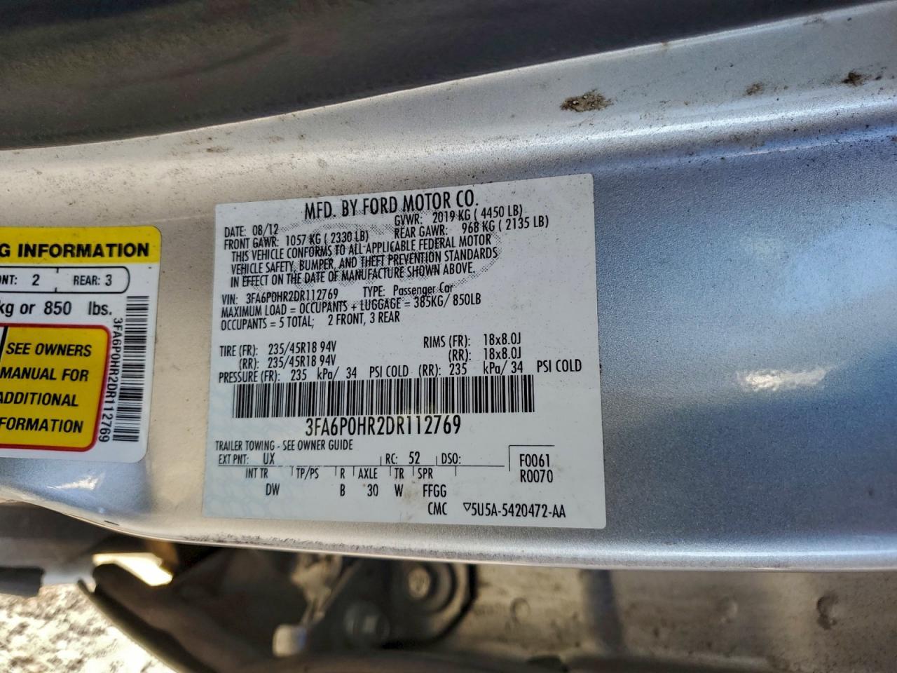 2013 Ford Fusion se