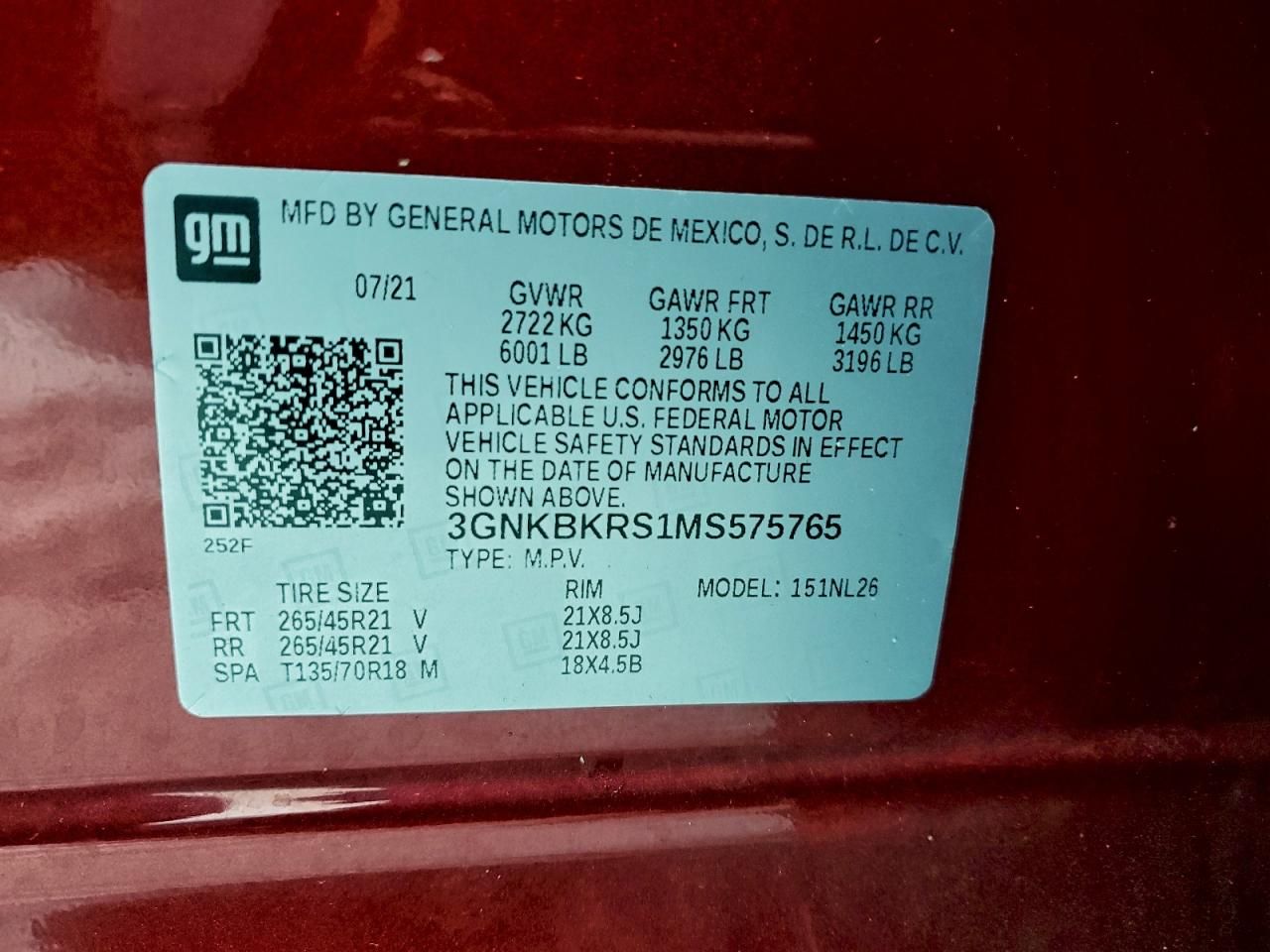 2021 Chevrolet Blazer rs