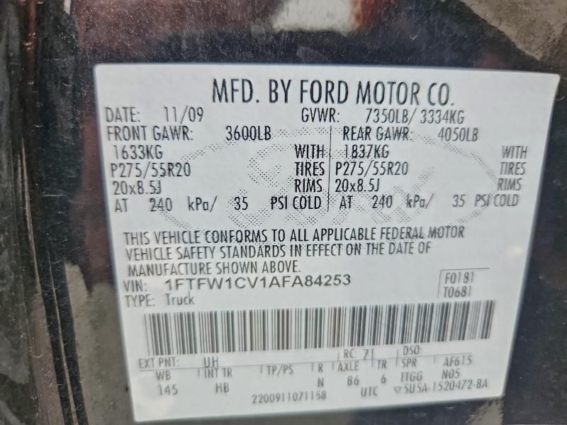 2010 Ford F150 Supercrew