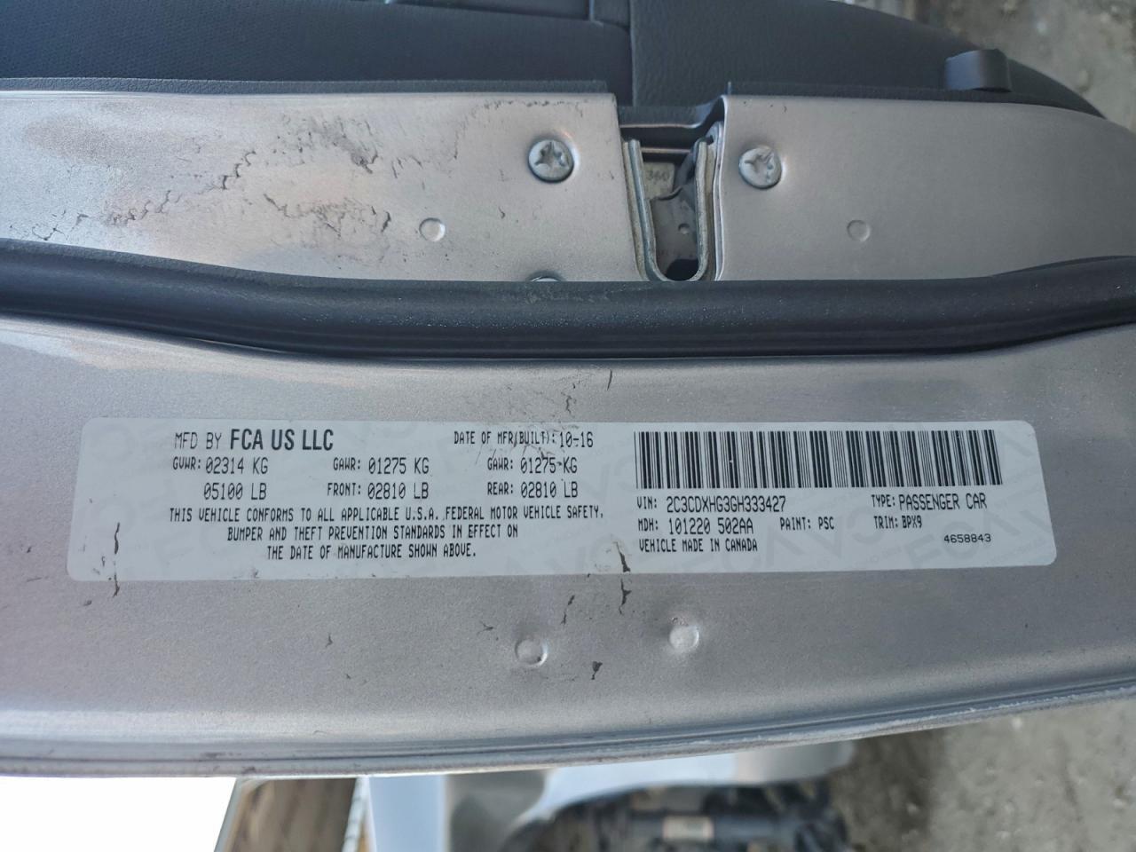 2016 Dodge Charger sxt