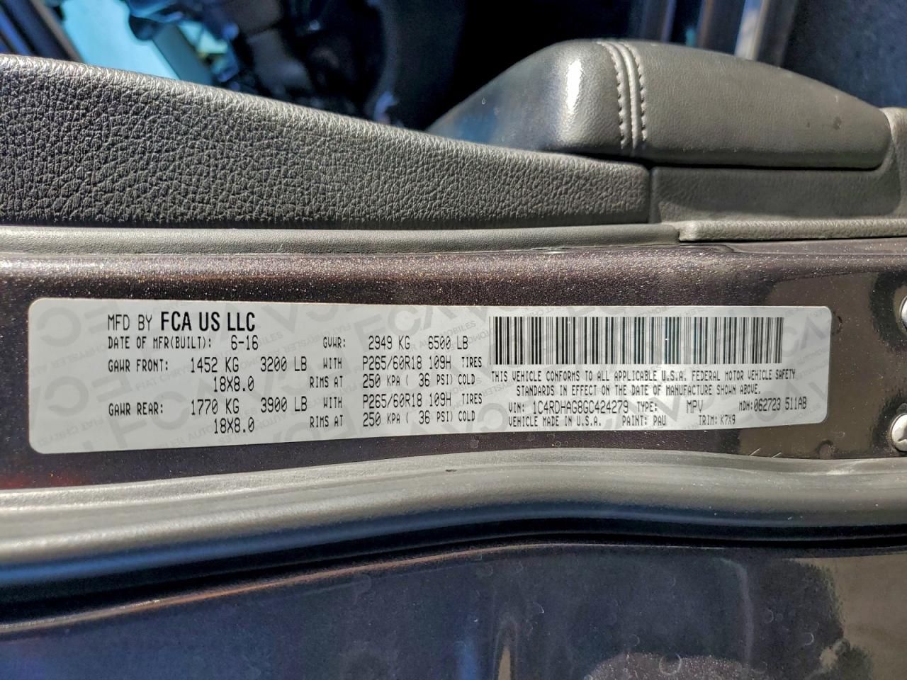 2016 Dodge Durango sxt