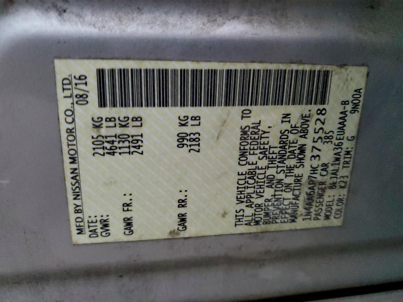 2017 Nissan Maxima 3.5 sr