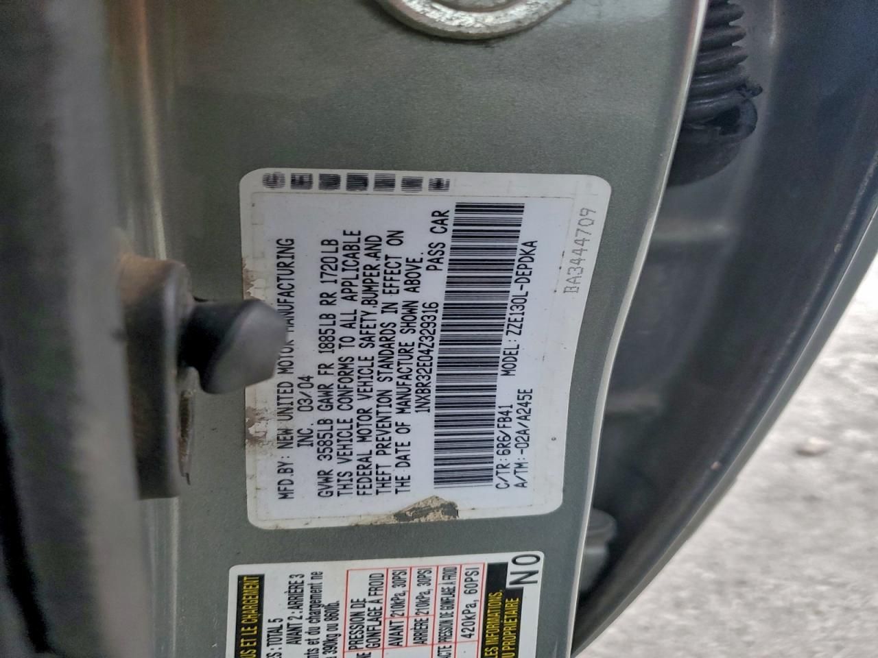 2004 Toyota Corolla ce