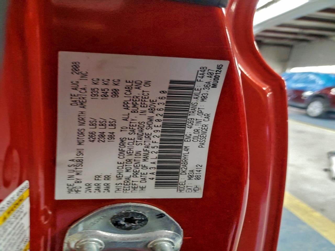 2009 Mitsubishi Eclipse Spyder gs