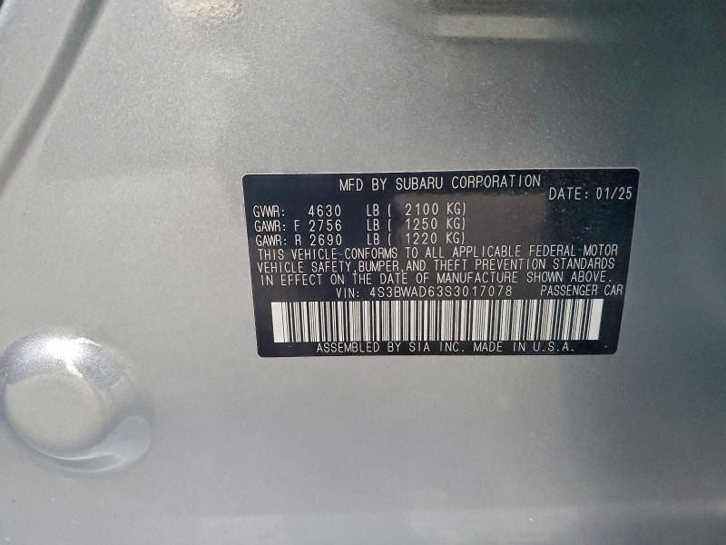 2025 Subaru Legacy Premium