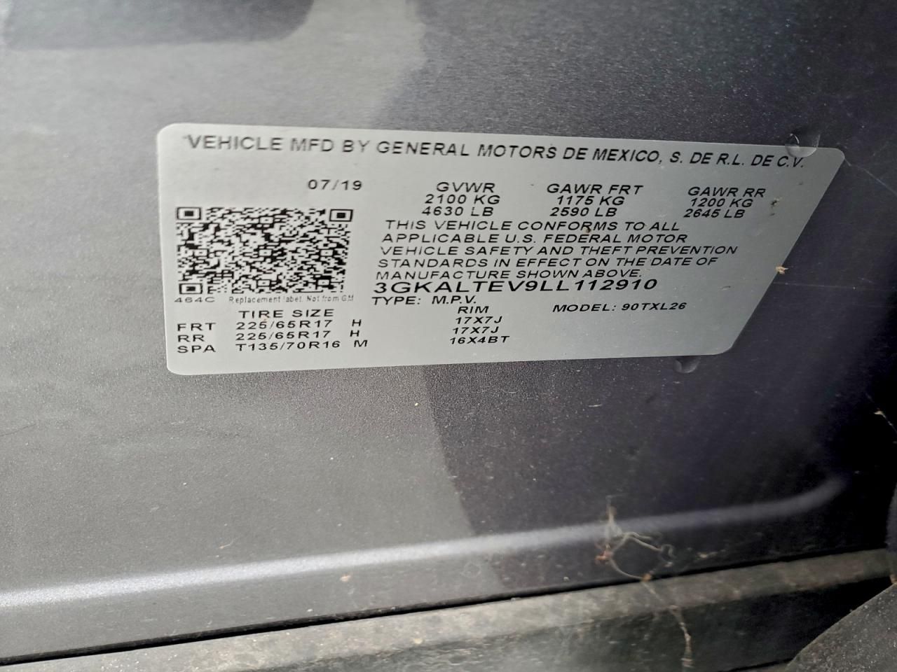 2020 GMC Terrain sle