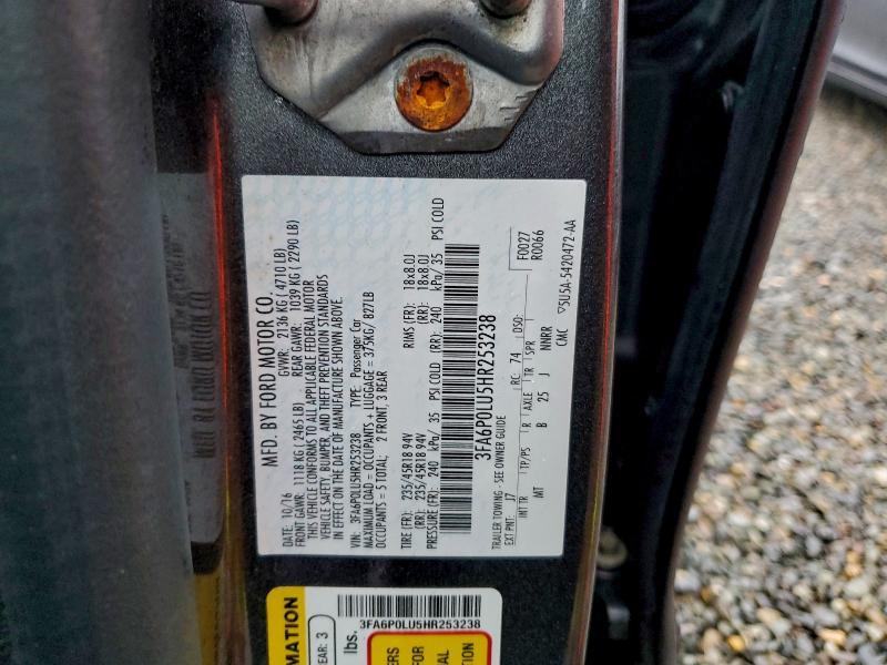 2017 Ford Fusion se Hybrid