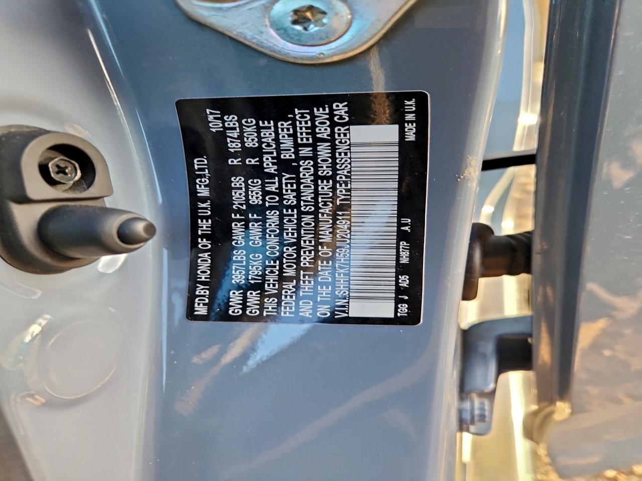 2018 Honda Civic ex