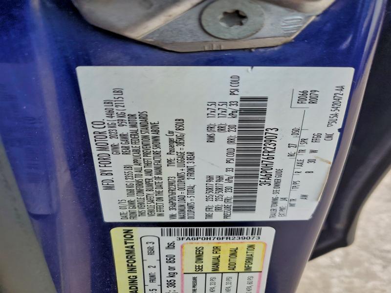 2015 Ford Fusion se