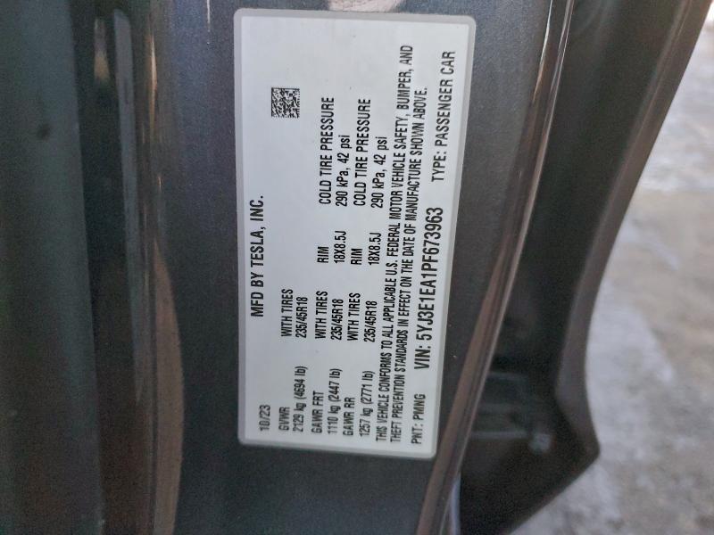 2023 Tesla Model 3