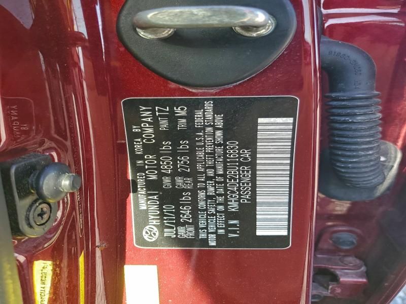 2011 Hyundai Genesis 3.8l