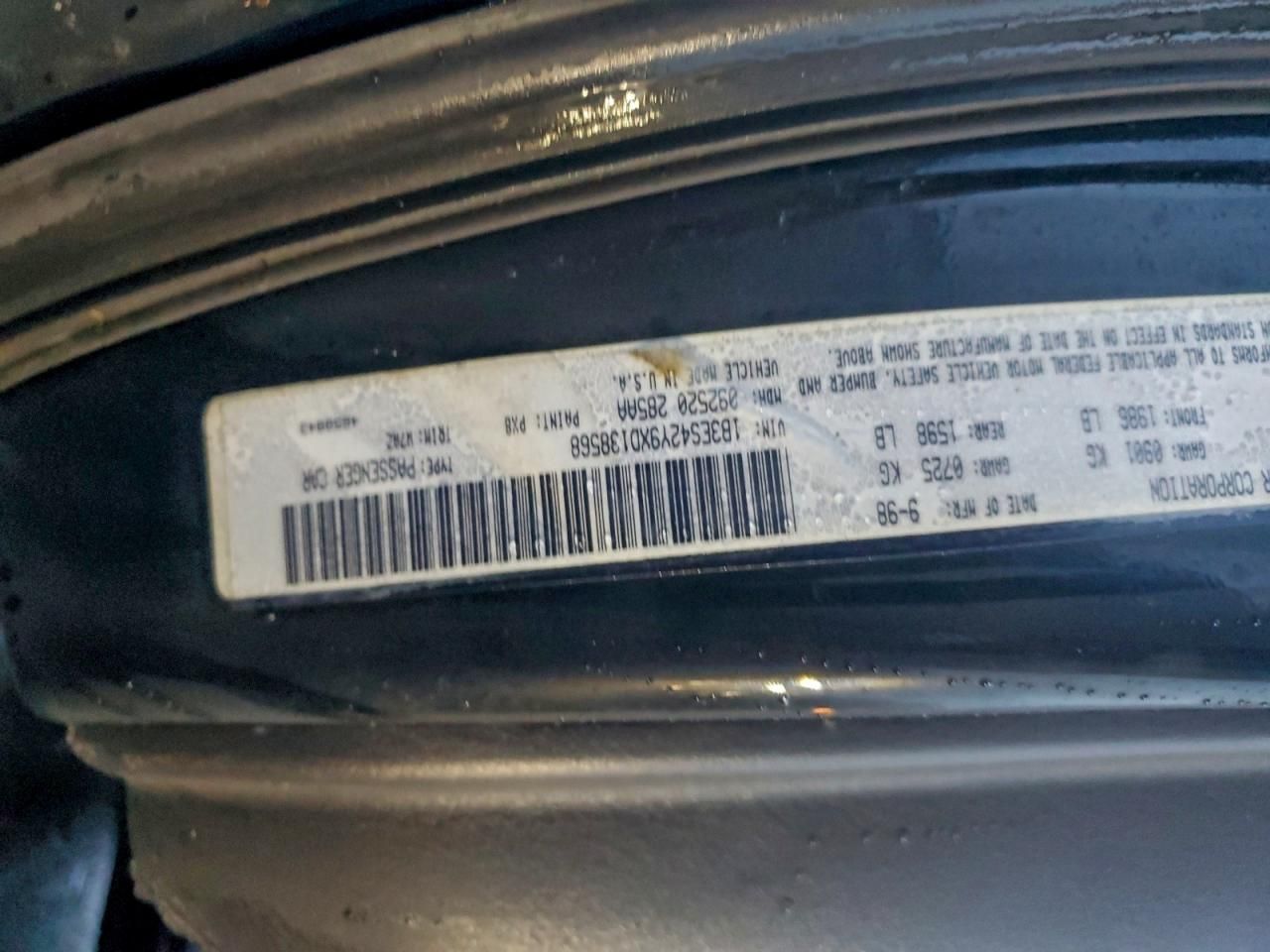 1999 Dodge Neon Highline