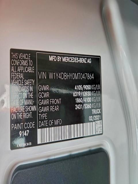 2021 Mercedes-Benz 2021 Mercedes Benz Sprinter Delivery Van