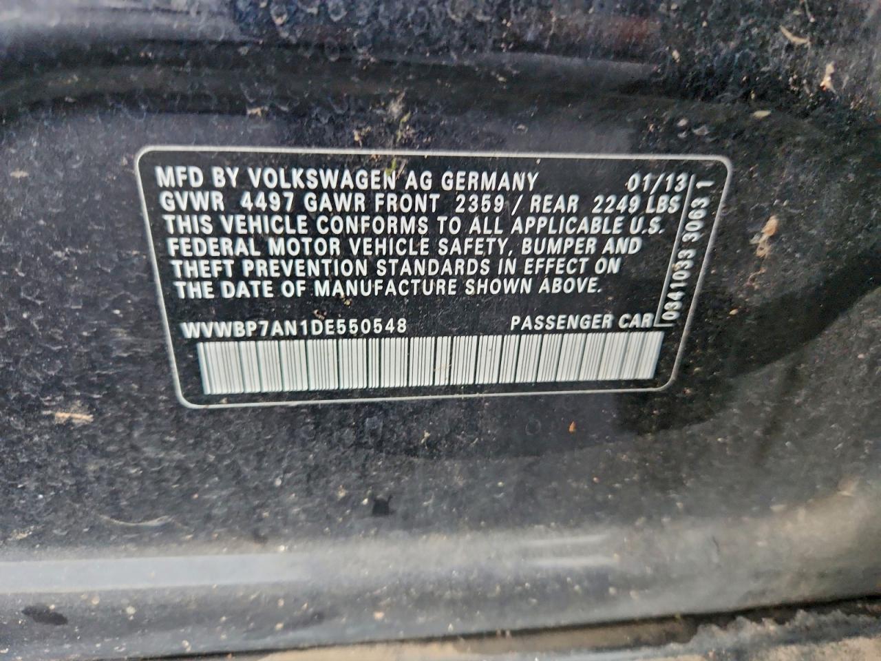 2013 Volkswagen Cc Sport