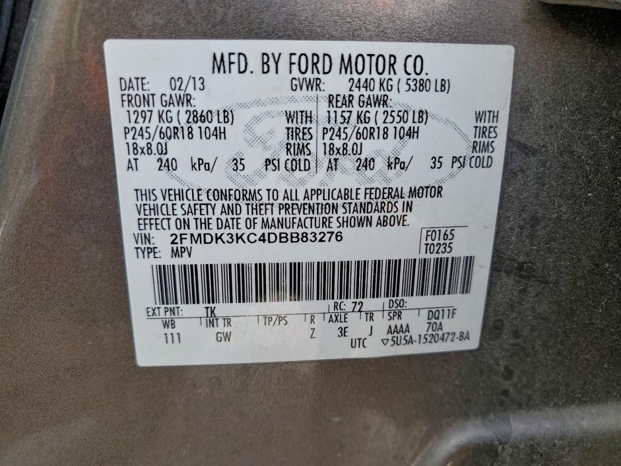 2013 Ford Edge Limited