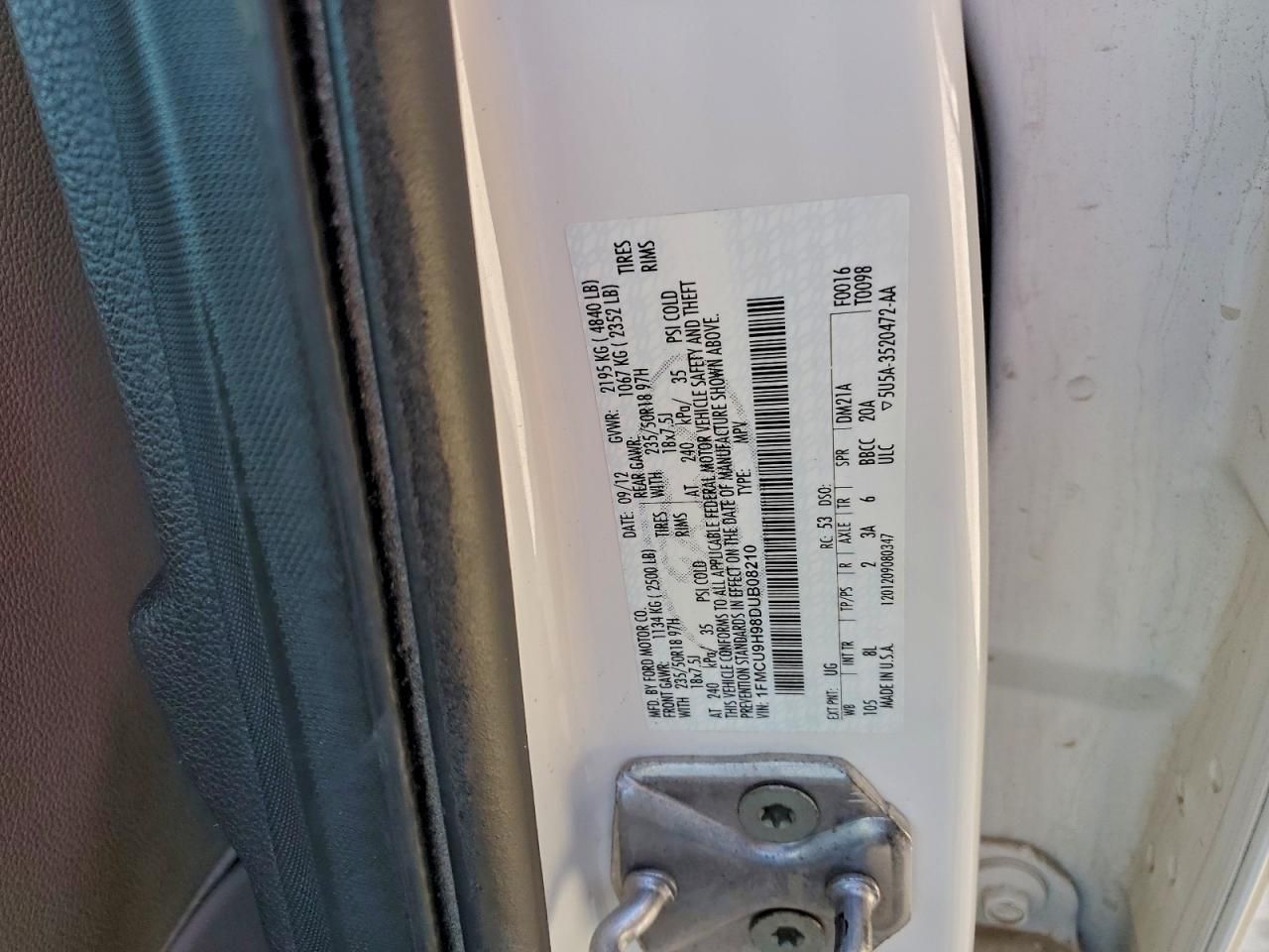 2013 Ford Escape sel