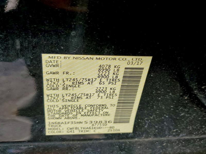 2017 Nissan Titan xd s