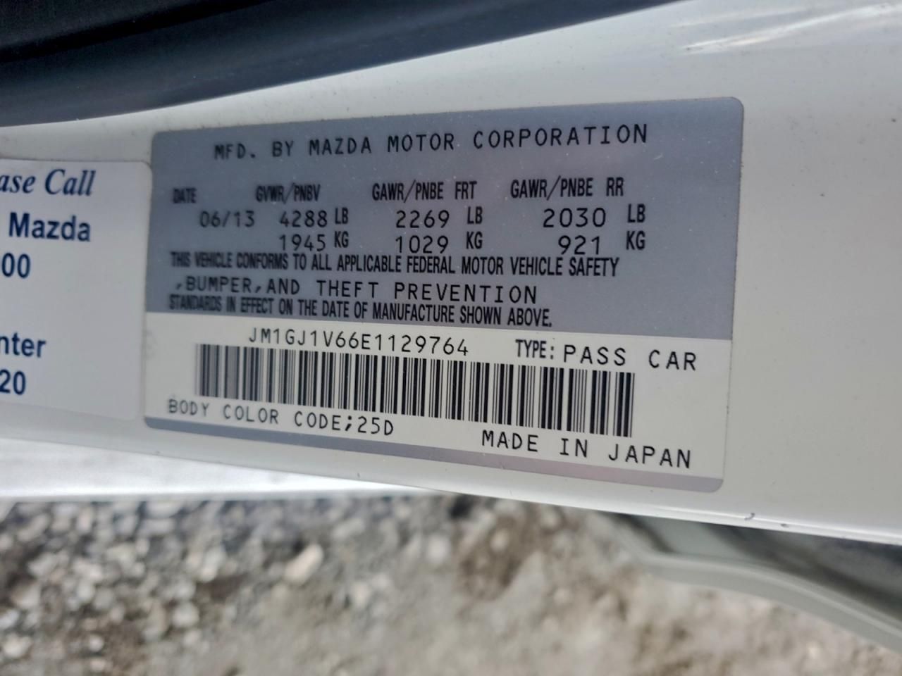 2014 Mazda 6 Touring