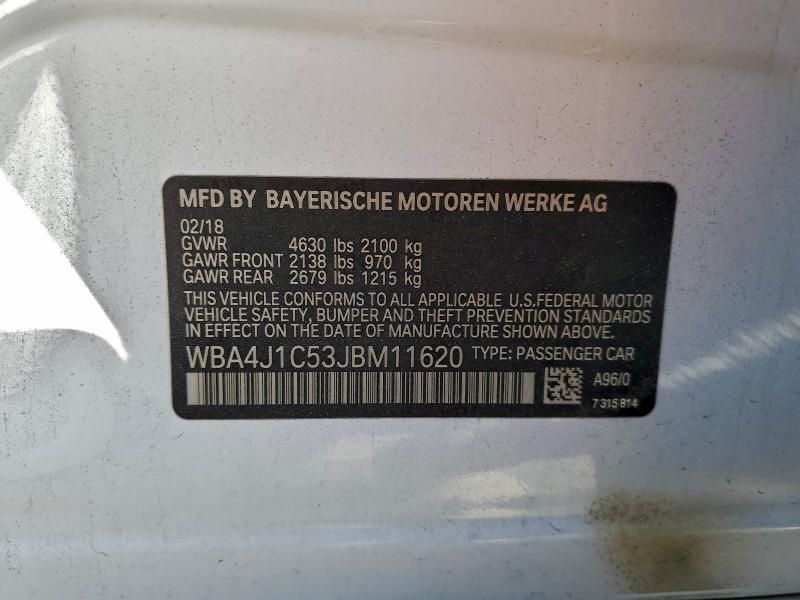 2018 BMW 430i Gran Coupe