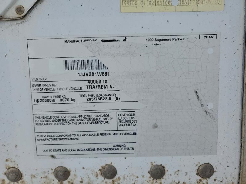 2006 Hvee Dry van Trailer