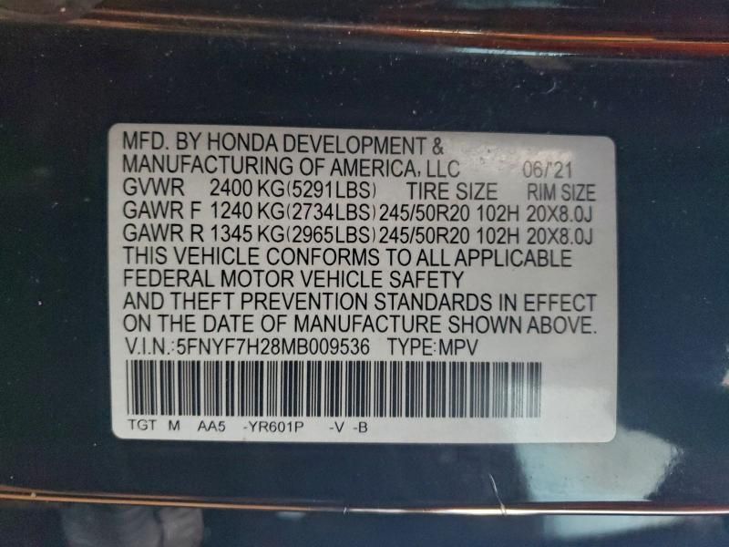 2021 Honda Passport Sport