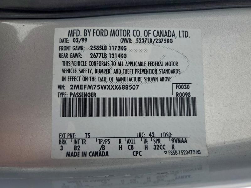 1999 Mercury Grand Marquis ls