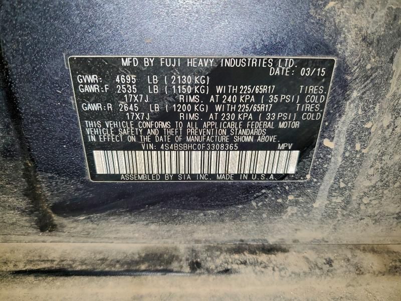 2015 Subaru Outback 2.5i Premium