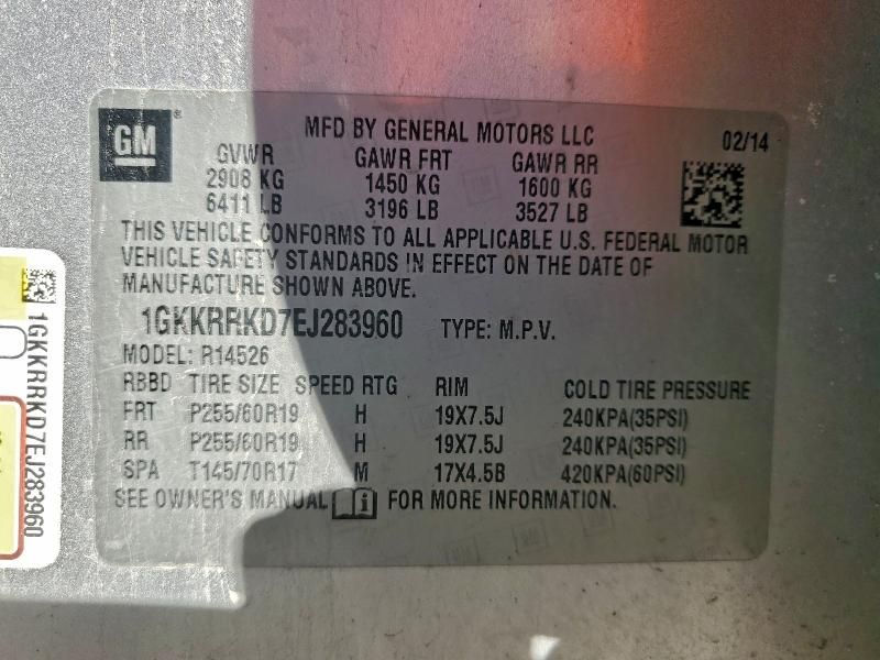 2014 GMC Acadia Slt-1